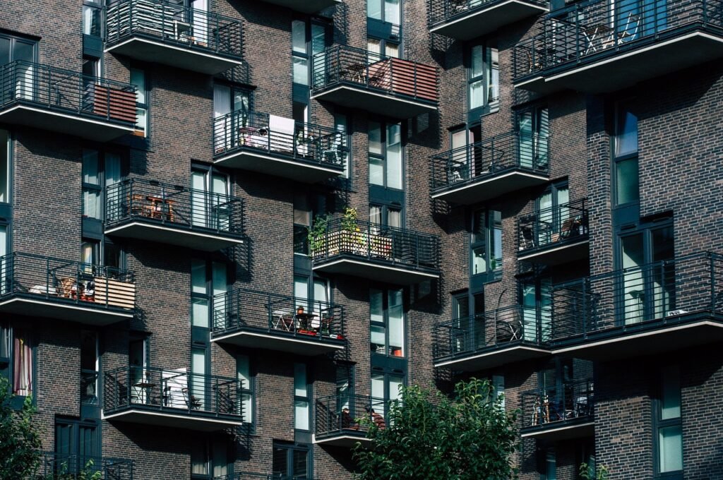 balconies, apartments, building, facade, architecture, reside, settlement, property